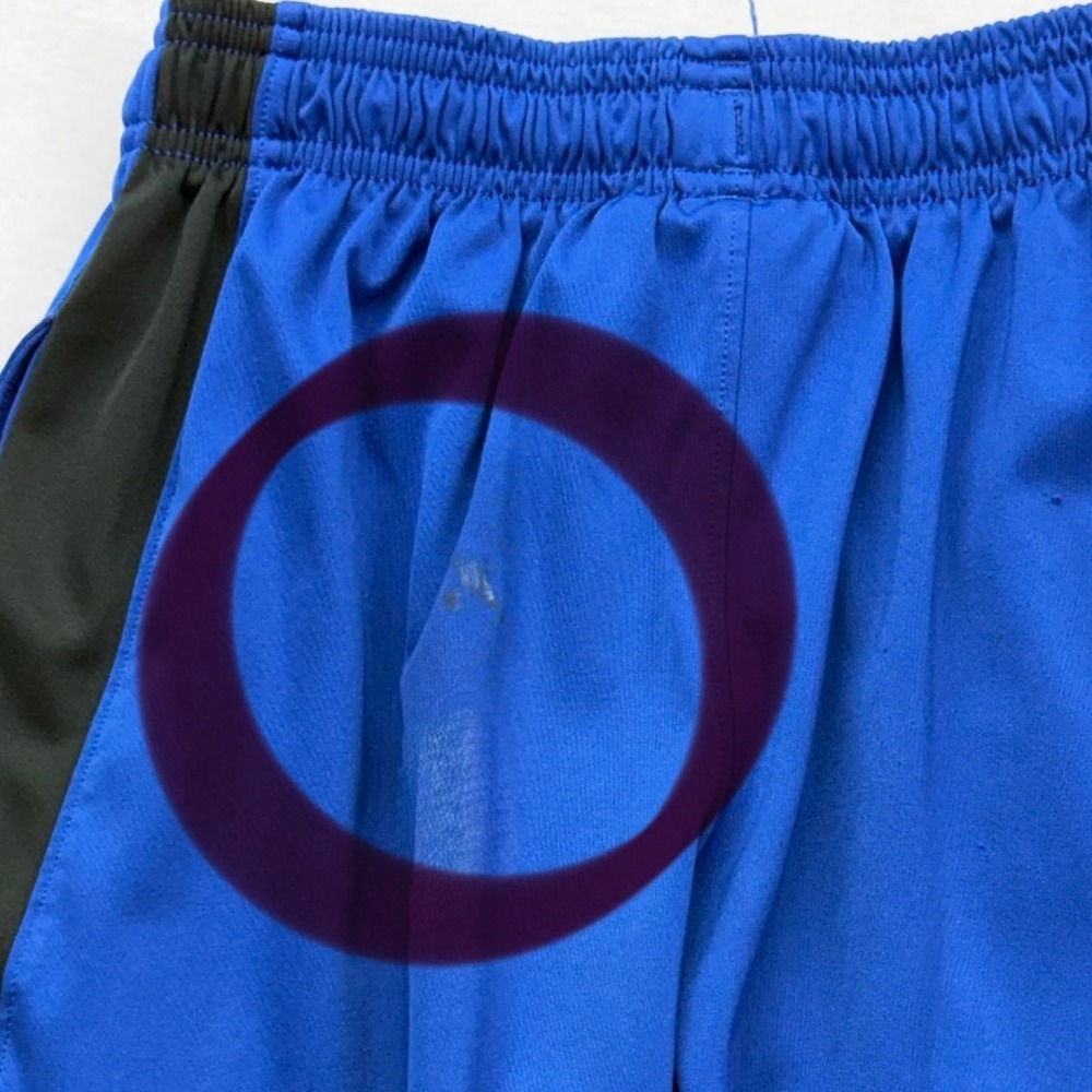 Under Armour Shorts Kids‎ YXS Blue Black Pink Athletic Basketball Gym Sporty - Picture 6 of 6
